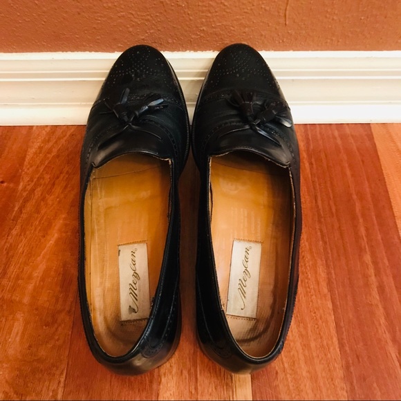 Black Mezlan Loafers/ slip ons - Picture 5 of 7